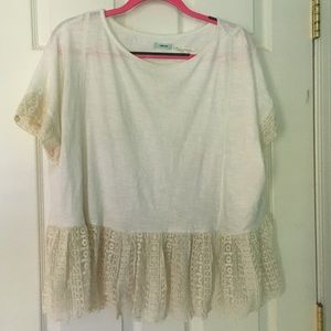 Loose fitting free people tee